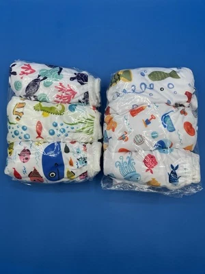 Плавательные подгузники многоразовые регулируемые моющиеся Babygoal Baby 8m-3T упаковка 2-3 шт. - Изображение 1 из 3