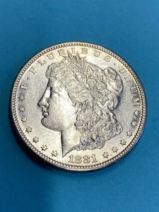 1881 S Morgan Silver Dollar Superb GEM BU Stunning Uncirculated - Picture 1 of 2
