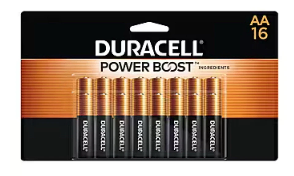 Duracell AA 碱性电池,16 件装 EXP 2036 — 第 1/1 张图片