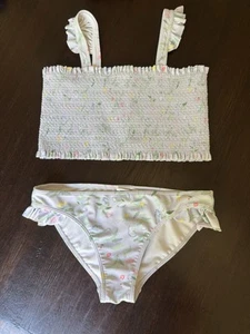 Minnow Girls 2 Piece Smocked Swimsuit | Size 13/14 - Picture 1 of 6