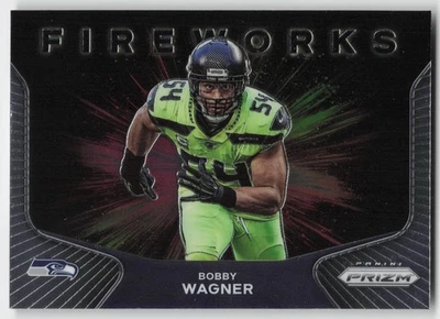2020 Panini Prizm Fireworks Bobby Wagner #24 Seattle Seahawks - Image 1 of 2