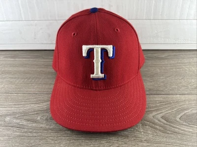 Vintage Texas Rangers Hat Cap Fitted Mens 7 1/2 Wool Baseball Diamond Collection - Image 1 of 4