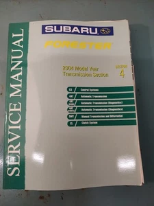 2004 Subaru Forester Service Manual Section 4 Transmission - Picture 1 of 1