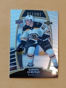 2019-20 Upper Deck Allure Rookie #65 Karson Kuhlman RC Boston Bruins 
