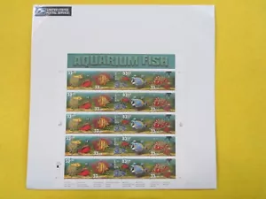 Doc Sc# 3317a-20a Aquarium Fish 33¢ 1999 Sheet of 20 MNH - Picture 1 of 8