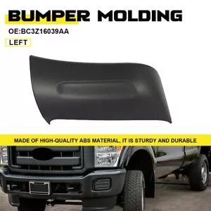 LEFT DRIVER SIDE LH FRONT BUMPER FENDER EXTENSION FOR 2011-2016 FORD F-250 F-350 - Picture 1 of 12