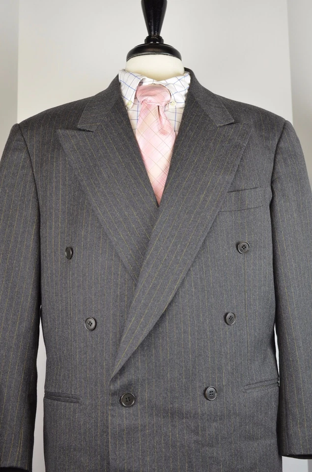 Traje Pal Zileri Para Hombre Doble Pecho Talla 54 R Italia Talla 42R EE. UU. Dos Botones Lana Foto 1 de 4
