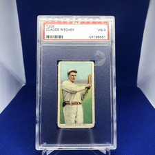 1909-11 T206 SWEET CAPORAL CLAUDE RITCHEY 150 PSA 3 VG BASEBALL BOSTON DOVES