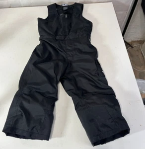 The North Face Toddler Boys Girls Insulated Snow Bibs Pants 3T Black Zip up - Picture 1 of 10