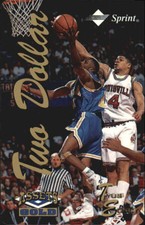 1995 Assets Gold Phone Cards $2  #34 Tyus Edney