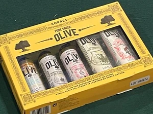 NIB Vintage Korres Pure Greek Olive Mini Collection of 5 Shampoo & Body Creams!! - Picture 1 of 21
