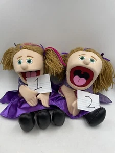 Superhero Girl Full Body Silly Puppets 14" Purple Outfit 2008 - No Wand - READ - Picture 1 of 19