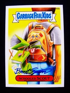 GPK, 2014, Series 2, BRENT ENGSTROM Artist Auto, Card #90b Schooled SCOUT - 14S2 - Picture 1 of 2