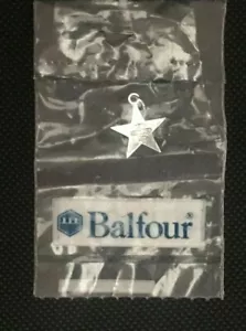1986 NIP Vintage Beta Sigma Phi Sorority FOUNDER'S DAY Charm Balfour Silver Star - Picture 1 of 2