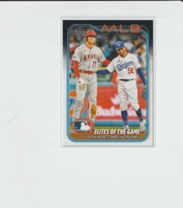 2024 Topps #138 Elites of the Game: Shohei Ohtani and Mookie Betts - Picture 1 of 2