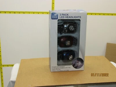 The listing is for:(1)Journey's Edge Trademark 3 pack led headlights - Image 1 of 4