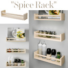 New Wooden Spice Rack IKEA BEKVAM Aspen Picture Book Shelf & Kitchen Organizer