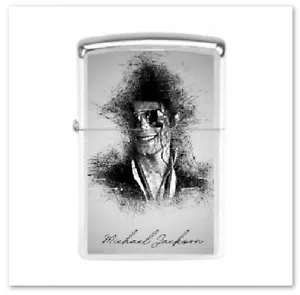 ZIPPO - Michael Jackson - King of Pop - Benzin Sturm Feuerzeug - Chrome Brushed - Bild 1 von 1