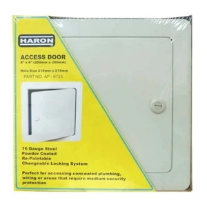 Haron AP-6725 8″ (200mm) White Primed Steel Access Panel - Bild 1 von 2