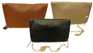 Queendom of London Designer Convertable Shoulder/Handbag/Clutch Gold Color Chain - Picture 1 of 13