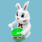 Winding Rabbit Children's Toy Clockwork Drumming Rabbit Puzzle Drumming Rabbit