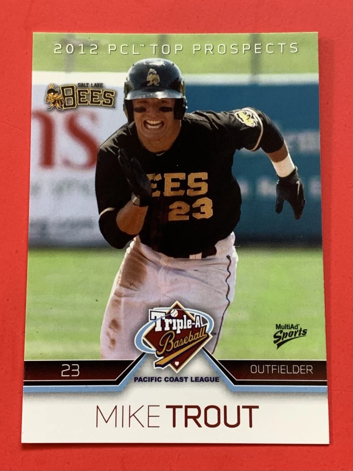 2012 年 Triple A 太平洋海岸联赛顶级前景套装 Mike Trout、Anthony Rizzo🔥 — 第 1/3 张图片