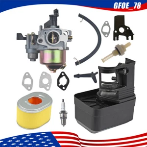 GX200 Gx160 Carburetor+Air Filter Housing Assembly+Spark Plug for GX120 GX140 - Foto 1 di 12