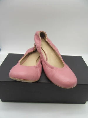 vera wang zapatos planos de cuero rosa talla 38 Foto 1 de 4