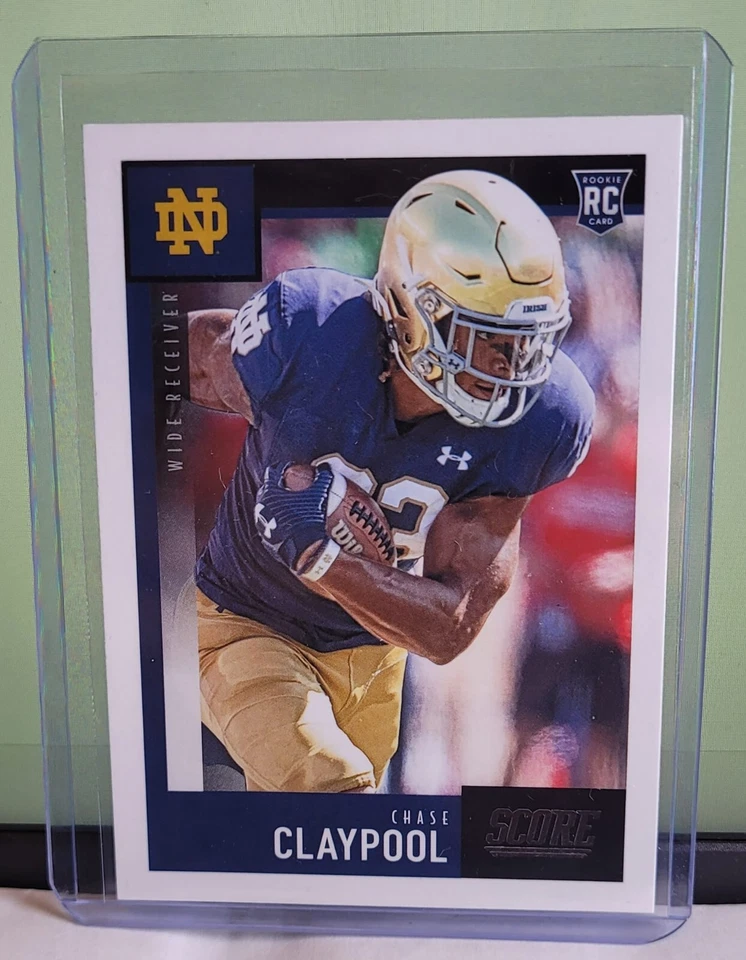 Chase Claypool Score Rookie Card 2020 Panini Score Football NFL Card No. 417 - Image 1 of 2