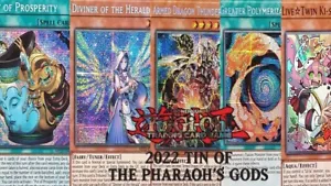 Yugioh Tin of the Pharaoh's Gods MP22 Prismatic Secret Ultra Super Rare MINT 1st - Bild 1 von 197