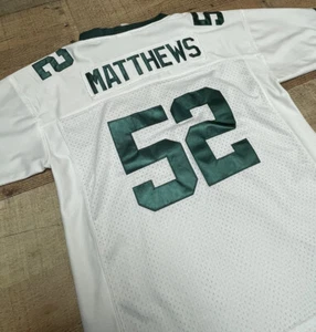 NIKE Clay Matthews Jersey Boys Youth Large Green Bay Packers #52 White Youth - Picture 1 of 8