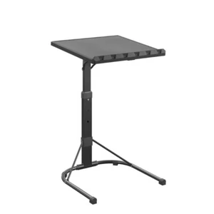 Adjustable Folding Table, Black, Recommended for Banquets, Events,Indoor/Outdoor - Picture 1 of 7