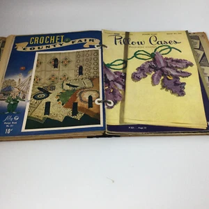 Vintage 1950 Collection of Craft Magazines Instructions Binder - Picture 1 of 12
