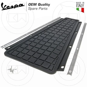 KIT COMPLETO TAPPETO TAPPETINO CENTRALE PEDANA LISTELLI VESPA PX PE125 150 200 - Imagen 1 de 2
