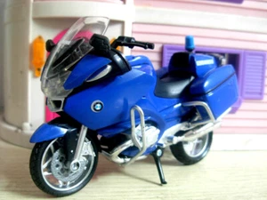 Newray 1:18 French Gendarme BMW Police Car Motorcycle Model Collection - Picture 1 of 7