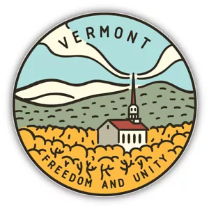 Vermont USA State Retro Vintage Vinyl Aufkleber Aufkleber - Bild 1 von 1