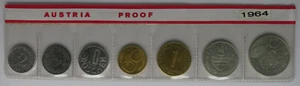 Österreich KMS 1964 2 Groschen - 10 Schilling PP - Imagen 1 de 2