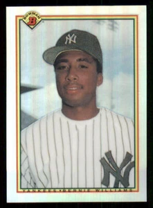 2002 Bowman Chrome Reprints Refractors #BCRBW Bernie Williams 90 - Picture 1 of 2