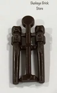 NEW Lego Dark Brown Minifig Utensil Wand 2 on Spruce - Harry Potter Pieces - Picture 1 of 3