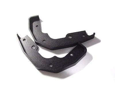 PARGU1.COM vintage Tamiya Blazing Blazer Hilux alloy front bumper side parts black colors