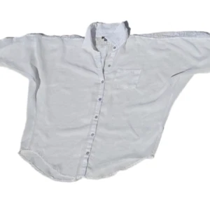 White See Through Over sized shirt with Lace - Picture 1 of 9