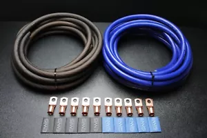 0 FILO CALIBRO 10 PIEDI BLU 10 PIEDI NERO SUPERFLEX 10 PEZZI RAME 3/8 ANELLI TERMORETRAIBILE - Foto 1 di 9