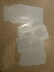 Job LOT 50 Sheets Qty 100 Apple logo sticker Decals JOB LOT QTY NOT SINGLE SHEET - Picture 1 of 1