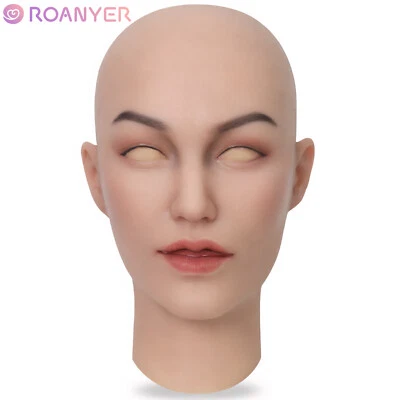 Roanyer Silicone Female Ann Mask Human real Skin for Cosplay Crossdresser fetish - Image 1 of 4
