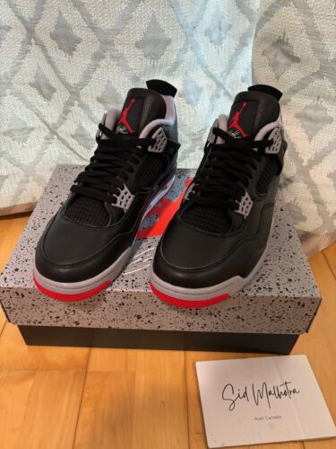 New Air Jordan 4 Retro Bred Reimagined - Size 9 - SHIP NOW