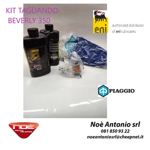 KIT TAGLIANDO MANUTENZIONE PIAGGIO beverly 350 2 LITRI OLIO + FILTRO olio aria - Foto 1 di 2