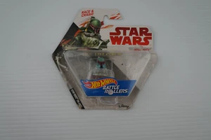 Boba Fett Slove 1 Diecast in Box Hotwheels Star Wars Battle Rollers Race & Crash - Picture 1 of 9