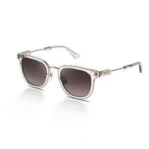 Police Men's Sunglasses Prince 3 SPLF19 0M78 Clear on Rose Gold/Brown Gradient - Picture 1 of 2