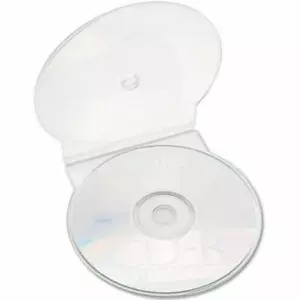 CLAM SHELL 1 CD * Compact Disk * EMPTY Plastic * CLEAR CASE * Pack of 5 * NWT - Picture 1 of 3