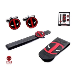 Lizenziertes Marvel Deadpool Edelstahl Herren Geschenkset - Bild 1 von 1
